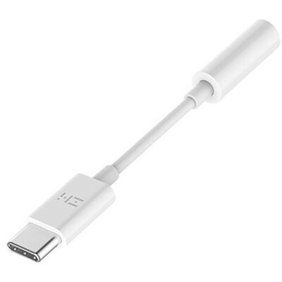 Adapter, USB Type-C - 3.5 mm jack átalakító, Xiaomi ZMI, gyári, fehér