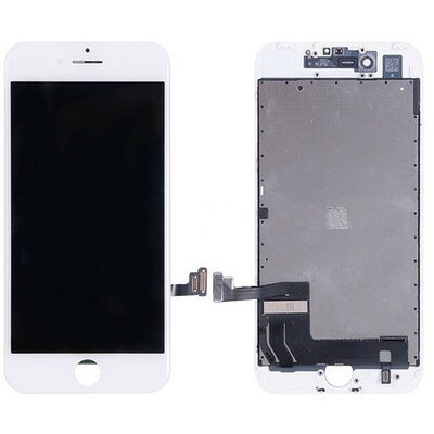 Apple iPhone 7 kompatibilis LCD kijelző érintőpanellel, OEM jellegű, fehér, Grade S+