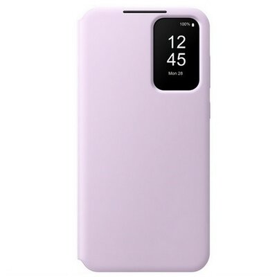 Samsung Galaxy A55 5G SM-A556B, Oldalra nyíló tok, hívás mutatóval, kártyatartóval, Smart View Wallet, lila, gyári