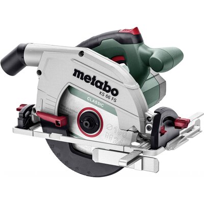 Metabo KS 66 FS Metaloc Kézi körfűrész Vágási mélység max. (90°) 66 mm Hordtáskával 1500 W