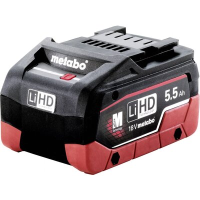 Metabo LiHD Akkupack 18 V - 5,5 Ah AIR COOLED 625368000 Szerszám akku 18 V 5.5 Ah LiHD