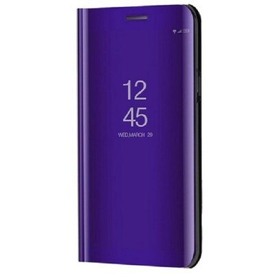 Huawei Honor Magic 4 Lite / X9 4G / X9 5G / X30, Oldalra nyíló tok, hívás mutatóval, Smart View Cover, lila (utángyártott)