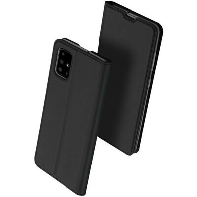 Motorola Moto G71 5G, Oldalra nyíló tok, stand, Dux Ducis, fekete