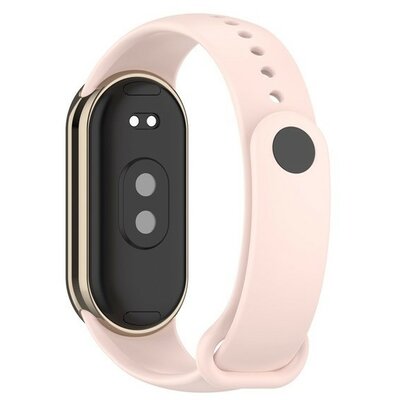 Xiaomi Mi Smart Band 8, szilikon pótszíj, állítható, rózsaszín