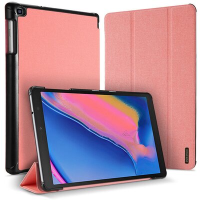 Samsung Galaxy Tab A 8.0 + S Pen (2019) SM-P200 / P205, mappa tok, Trifold, Dux Ducis Domo, rózsaszín