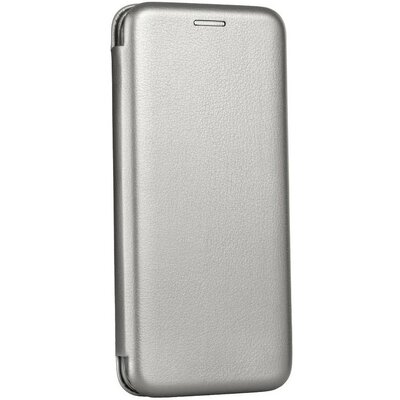 Samsung Galaxy S22 Ultra 5G SM-S908, Oldalra nyíló tok, stand, Forcell Elegance, szürke