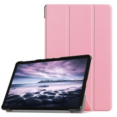 Huawei MatePad T10 (9.7) / T10s (10.1), mappa tok, Trifold, rózsaszín