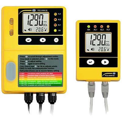 PCE Instruments PCE-WMM 50 Gázszivárgás detektor Kalibrált Gyári standard (tanúsítvány nélkül)