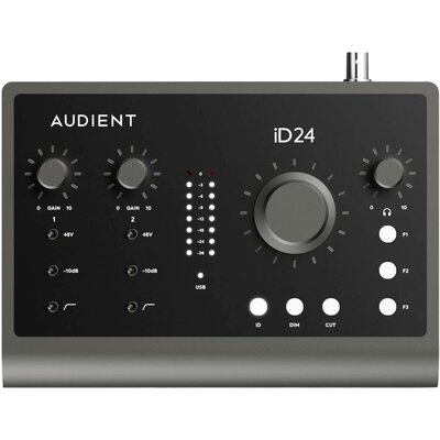 Audio csatlakozó Audient iD24 Monitor felügyelet, Szoftverrel