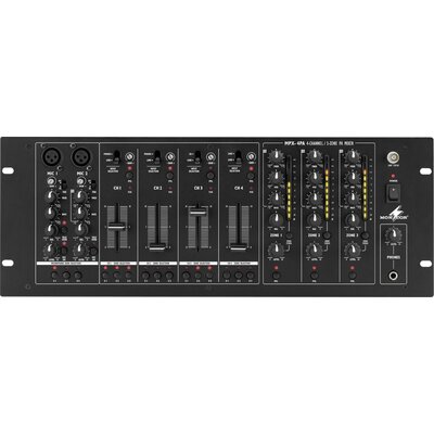 Monacor MPX-4PA DJ keverő, 19 , beépíthető