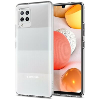 Samsung Galaxy A42 5G / M42 5G SM-A426B / M426B, Szilikon tok, Spigen Liquid Crystal, átlátszó