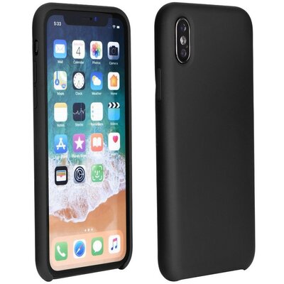 Huawei P Smart (2020), Szilikon tok, Forcell Silicone, fekete