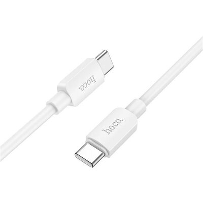 USB Type-C töltő- és adatkábel, USB Type-C, 100 cm, 5000 mA, 100W, gyorstöltés, PD, Hoco X96 Hyper, fehér