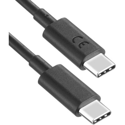 USB Type-C töltő- és adatkábel, USB Type-C, 50W, törésgátlóval, gyorstöltés, PD, Motorola, fekete, gyári