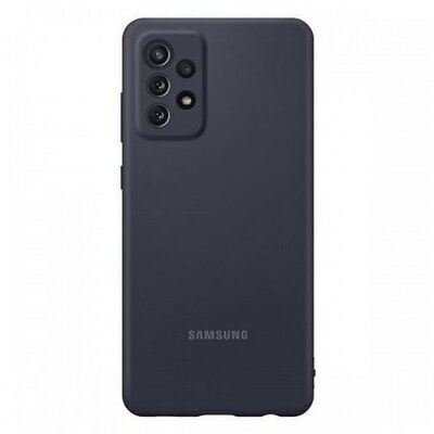 Samsung Galaxy A72 / A72 5G SM-A725F / A726B, Szilikon tok, fekete, gyári