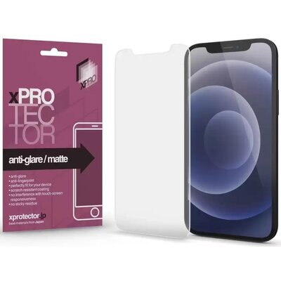 Apple iPhone 14 Pro Max, Kijelzővédő fólia (az íves részre NEM hajlik rá!), Xprotector Matte, Clear Prémium