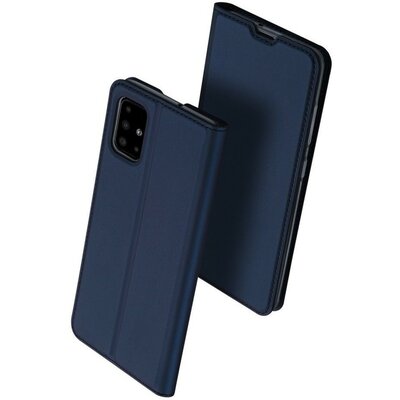 Huawei P Smart (2021), Oldalra nyíló tok, stand, Dux Ducis, sötétkék
