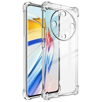 Huawei Honor Magic 6 Lite / X9b / X50, Szilikon tok, közepesen ütésálló, légpárnás sarok, IMAK, átlátszó