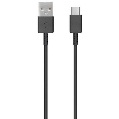 USB töltő- és adatkábel, USB Type-C, 80 cm, Samsung, fekete, gyári