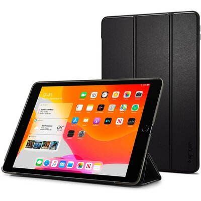 Apple iPad 10.2 (2019 / 2020 / 2021), mappa tok, Smart Case, Spigen Smart Fold, fekete