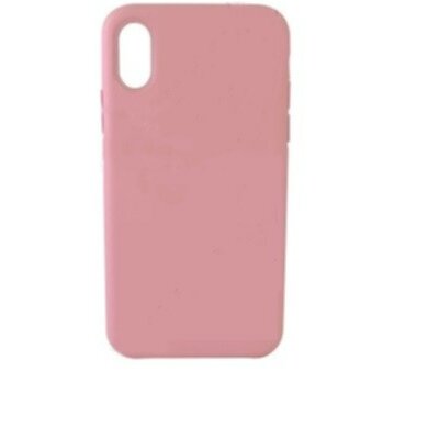 Apple iPhone X / XS, Műanyag hátlap védőtok, bőrbevonattal, gyári jellegű, pink