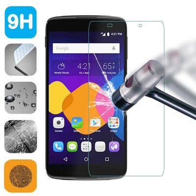 Alcatel One Touch Idol 3 4.7 (6039), Kijelzővédő fólia, ütésálló fólia, Tempered Glass (edzett üveg), Clear