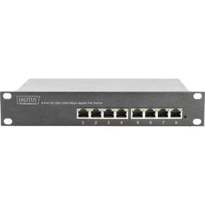 Digitus DN-95317 Hálózati switch 8 port 10 / 100 / 1000 MBit/s PoE funkció