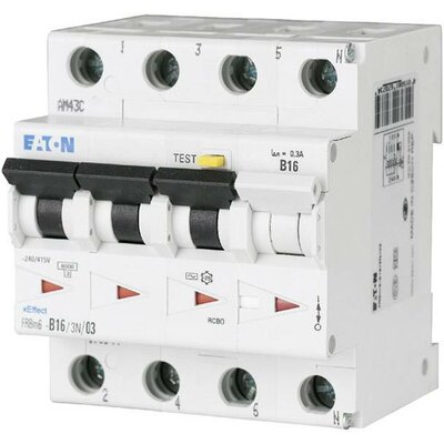 Eaton 170999 FI védőkapcsoló 4 pólusú 16 A 0.03 A 415 V/AC