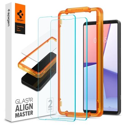 SPIGEN AGL08271 SPIGEN ALM FC képernyővédő üveg 2db (2.5D, extra karcálló, 9H, ultravékony, színkiemelés) ÁTLÁTSZÓ