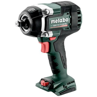 Metabo SSW 18 LTX 800 BL 602403850 Akkus ütvecsavarozó 18 V Vele szállított akkuk száma kefe nélkül, akku nélkül, töltő nélkül