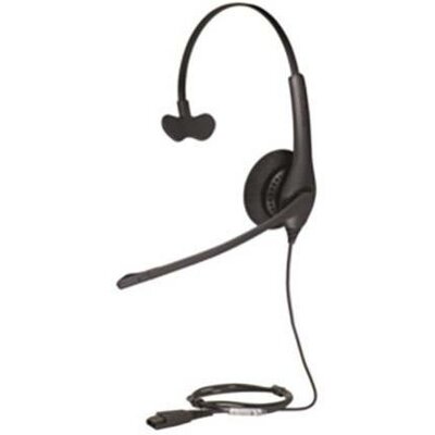 Jabra BIZ 1500 Telefon On Ear headset Vezetékes Mono Fekete mikrofon zajelnyomás, Noise Cancelling