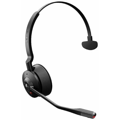 Jabra Engage 55 Telefon On Ear headset DECT Mono Fekete Töltő- dokkoló állomással, Hangerő szabályozás, Mikrofon némítás