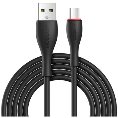 JOYROOM S-1030M8_B_MICROUSB100 JOYROOM M8 adatkábel (USB - microUSB, 2.4A, 100cm) FEKETE