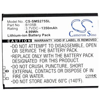 CAMERON SINO CS-SMS275SL CAMERON SINO Li-Ion akkumulátor (3.7V/1350mAh, Samsung B105BC kompatibilis)