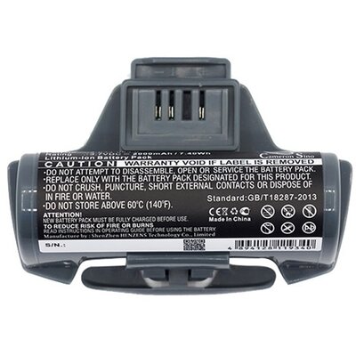 CAMERON SINO CS-KWV500PW CAMERON SINO Li-Ion akkumulátor (3.7V/2000mAh, KARCHER 2.633-123.0 kompatibilis) SZÜRKE