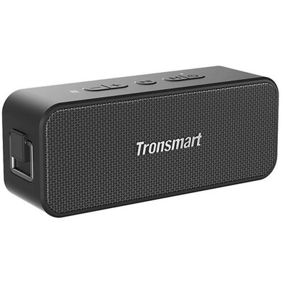 TRONSMART T2 PLUS 2024 TRONSMART T2 PLUS 2024 bluetooth hordozható hangszóró (v5.3, 20W, IPX7 vízálló, AUX kimenet, NFC) FEKETE