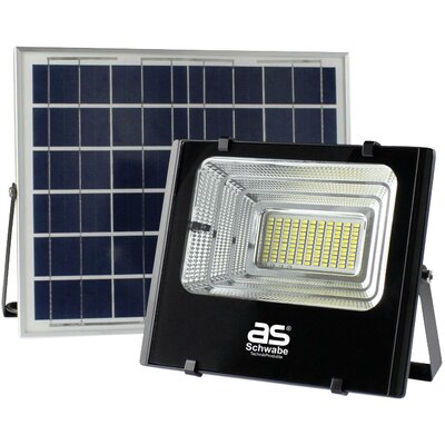 AS Schwabe Napelemes kültéri állólámpa Solarline 60W 46982 LED 60 W Semleges fehér Fekete, Ezüst