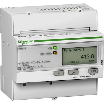 Schneider Electric A9MEM3110 E számláló digitális 63 A MID konform: Igen 1 db