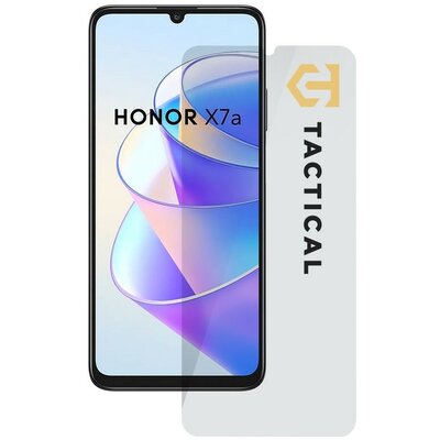 Huawei Honor X7a, Kijelzővédő fólia, ütésálló fólia (az íves részre NEM hajlik rá!), Tempered Glass (edzett üveg), Tactical Glass Shield 2.5D, Clear