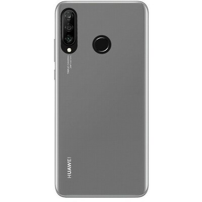 Huawei P30 Lite, TPU szilikon tok, ultravékony, átlátszó