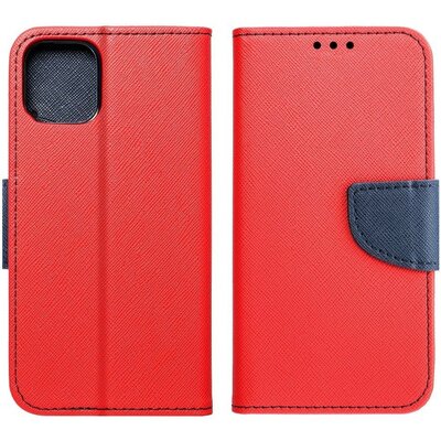 Samsung Galaxy A52 / A52 5G / A52s 5G SM-A525F / A526B / A528B, Oldalra nyíló tok, stand, Fancy Book, piros