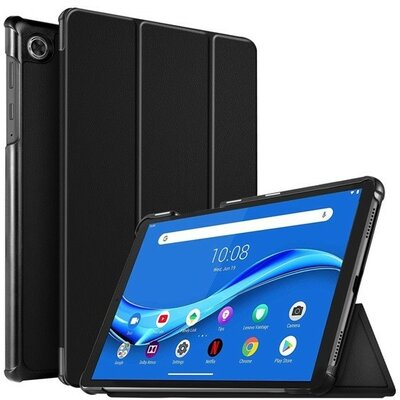 Lenovo Tab M10 Plus (10.3) TB-X606F, mappa tok, Trifold, fekete