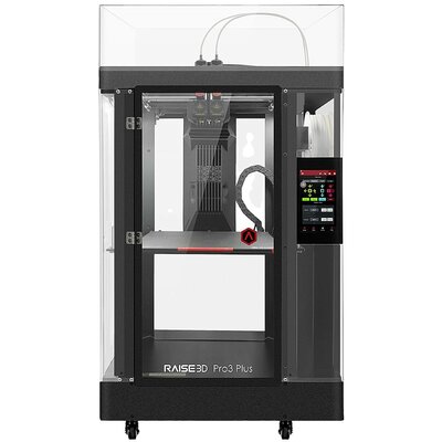 RAISE3D Pro3 Plus Dual Extruder 3D nyomtató Fűthető nyomtatóágy, Kettős dűzni rendszer (dupla extruder), Rugalmas fém ágy, Nyomtatószállal, házzal,