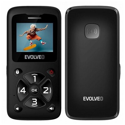 EVOLVEO SGM EP-400-IDB EVOLVEO EP-400 EasyPhone ID mobiltelefon FEKETE