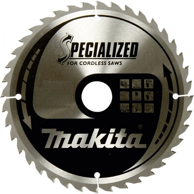 Makita SPECIALIZED B-32910 Keményfém körfűrészlap 165 x 20 x 1 mm Fogak száma (collonként): 24 1 db