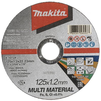 Makita E-10724-10 Vágótárcsa készlet 125 mm 10 db