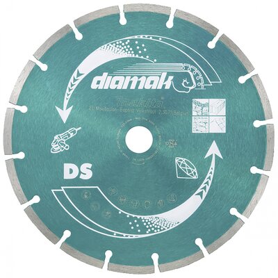 Makita D-61145 Gyémánt bevonatú vágótárcsa 230 mm 1 db