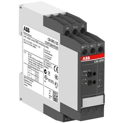 ABB CM-SRS.11S CM-SRS.11S áramellenőrző relé 1c / o, BC = 3mA-1A RMS, 110-130VAC