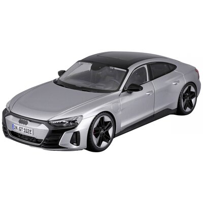 Bburago Audi RS e-tron GT 2022, silber 1:18 Autómodell