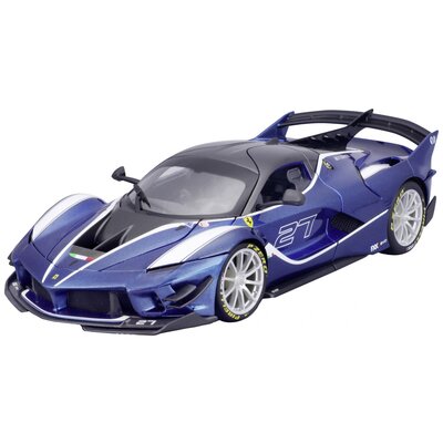 Bburago Ferrari R&P FXX-K EVO, blau #27 1:18 Autómodell